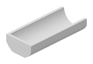 Isometric preview of Round tray