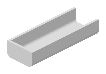 Isometric preview of Square tray